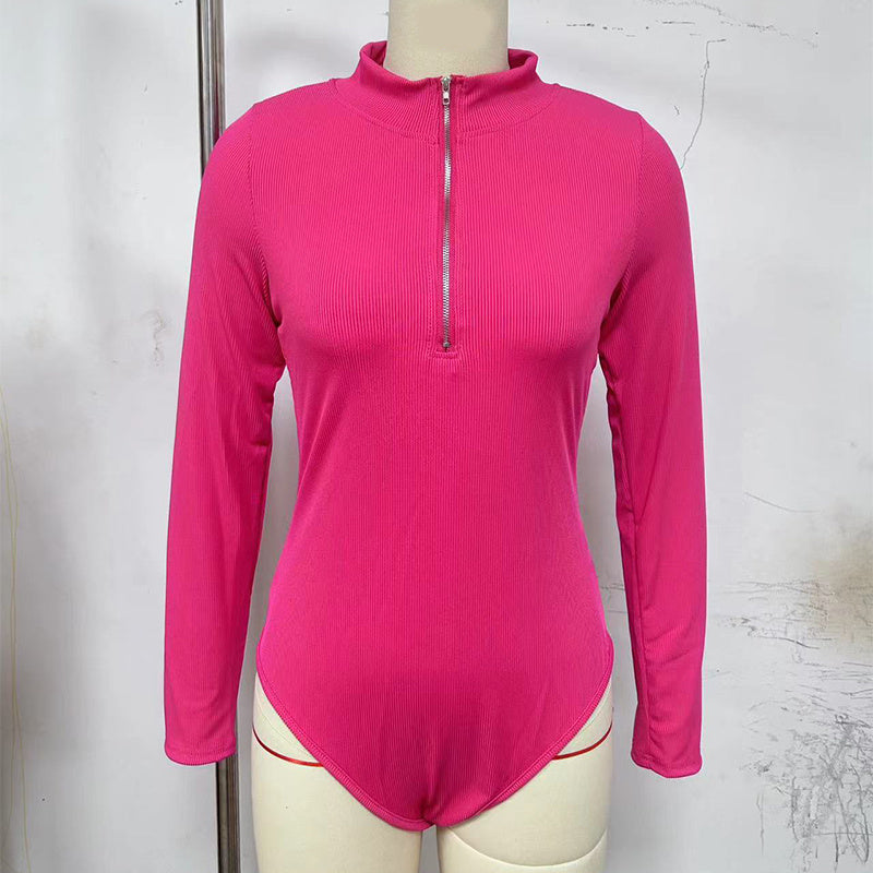 Long Sleeve Slimming Jumpsuit