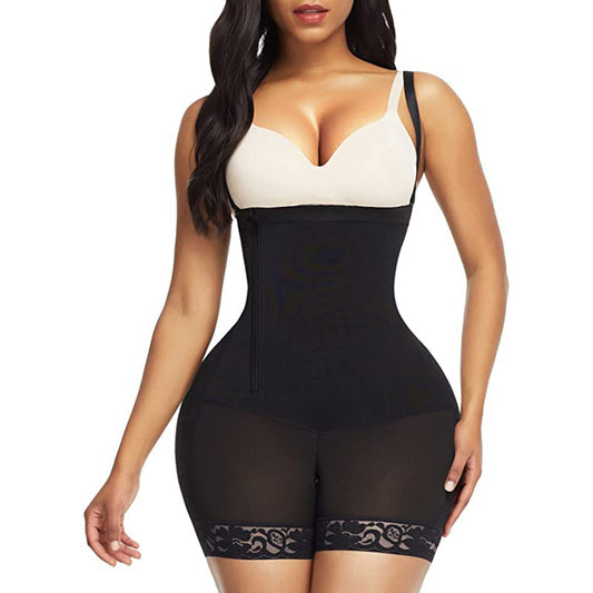 Side Zip Tummy Tuck Bodysuit