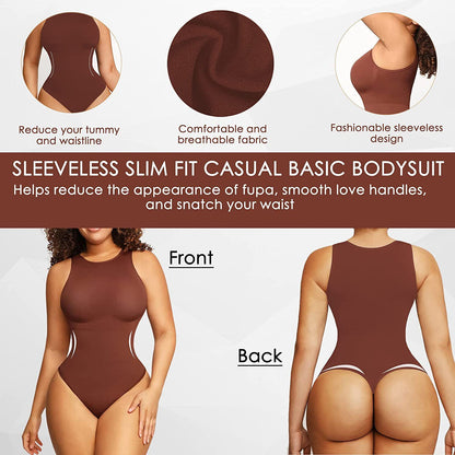 Belly Contraction Round Neck Body Shaper