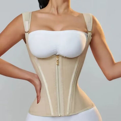 Double Waistband Corset Vest