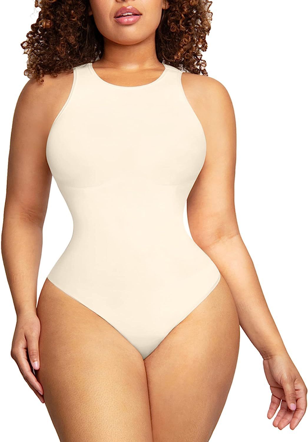 Belly Contraction Round Neck Body Shaper