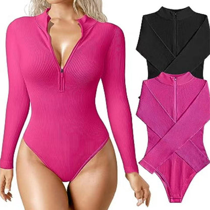 Long Sleeve Slimming Jumpsuit