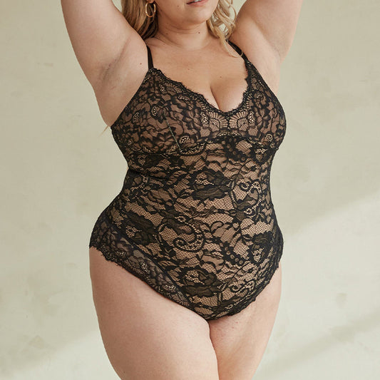 Lace Smooth Shapewear Bodysuit