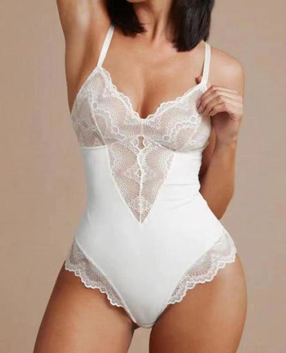 Sculpting Lace Shapewear Bodysuit