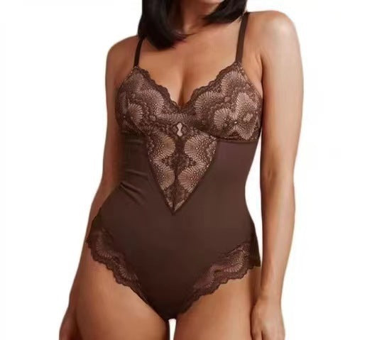 Sculpting Lace Shapewear Bodysuit