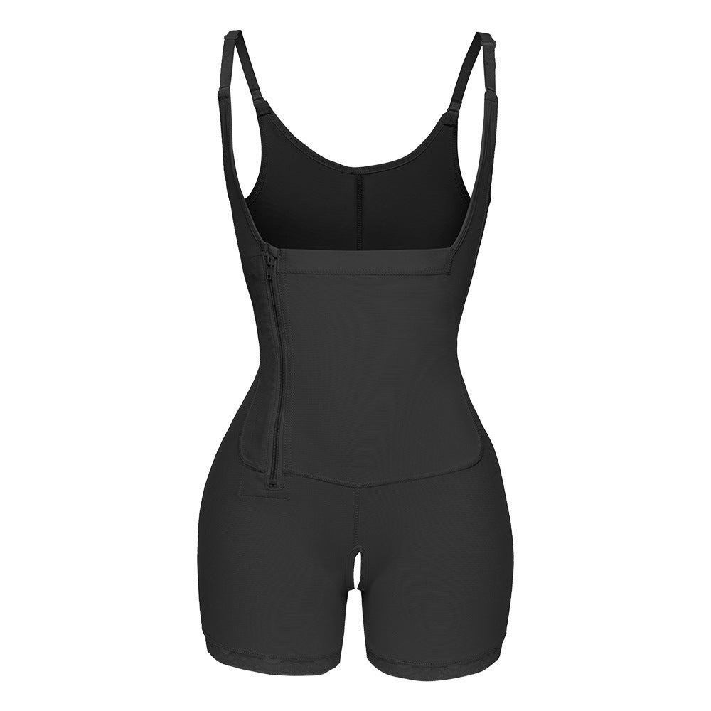 Side Zip Tummy Tuck Bodysuit