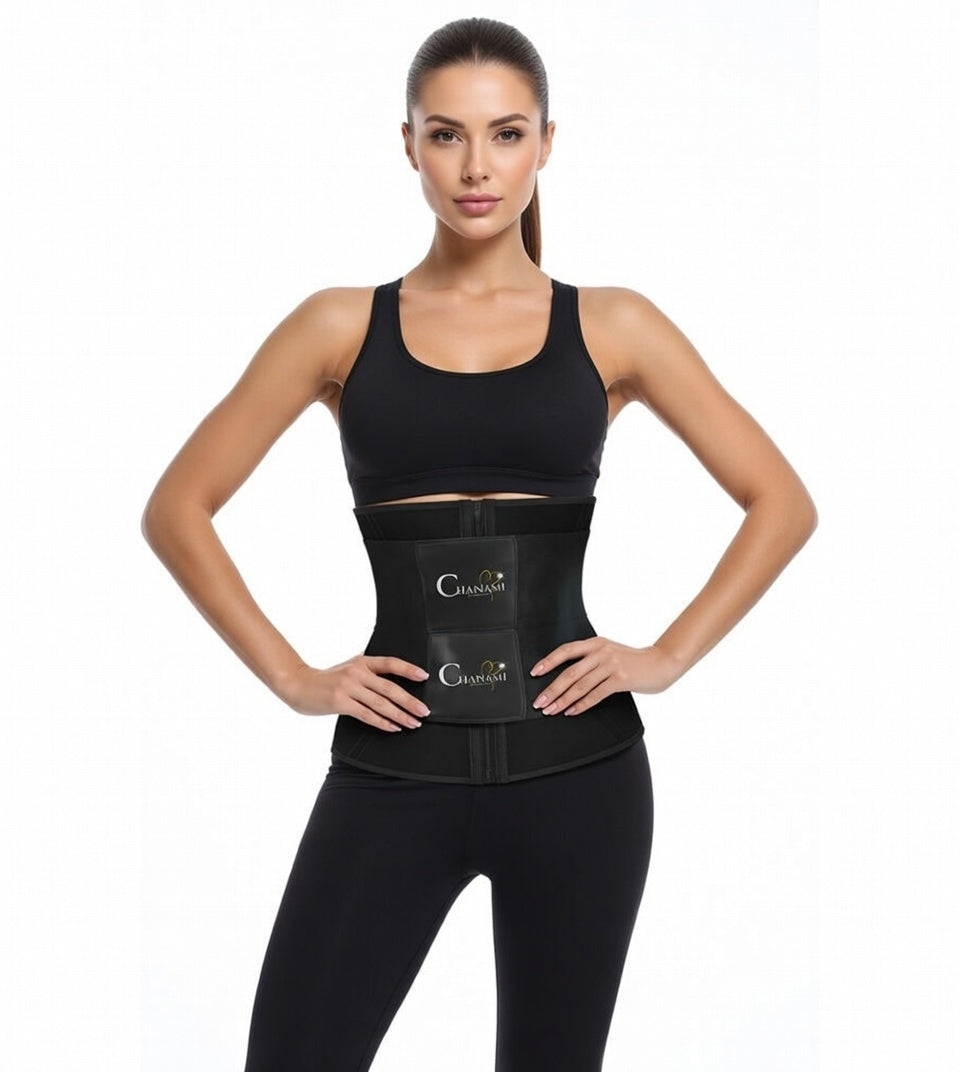 Chanami Dual-Strap Latex Waist Trainer for Postpartum