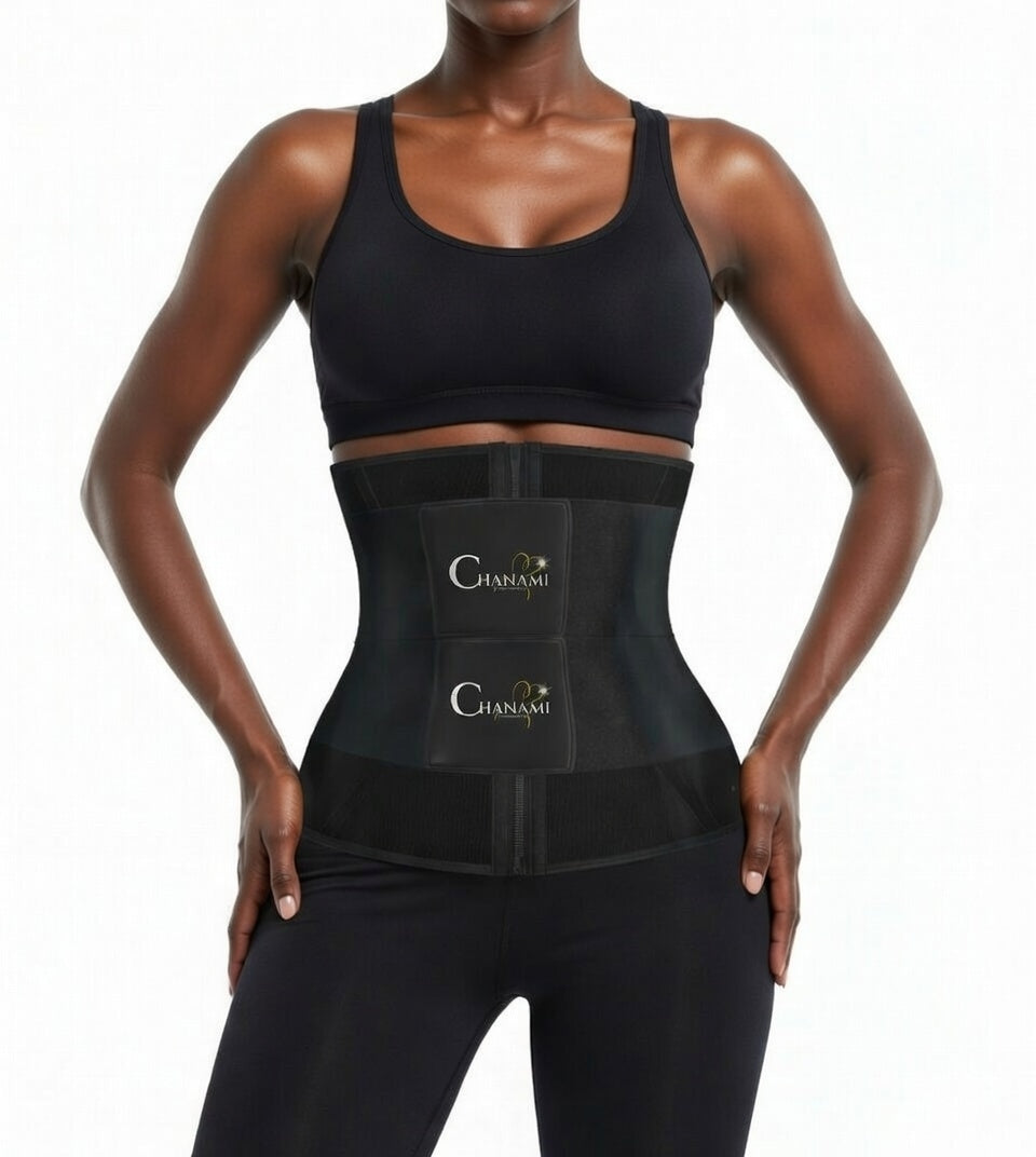 Chanami Dual-Strap Latex Waist Trainer for Postpartum