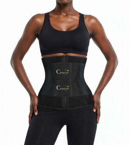 Chanami Dual-Strap Latex Waist Trainer for Postpartum