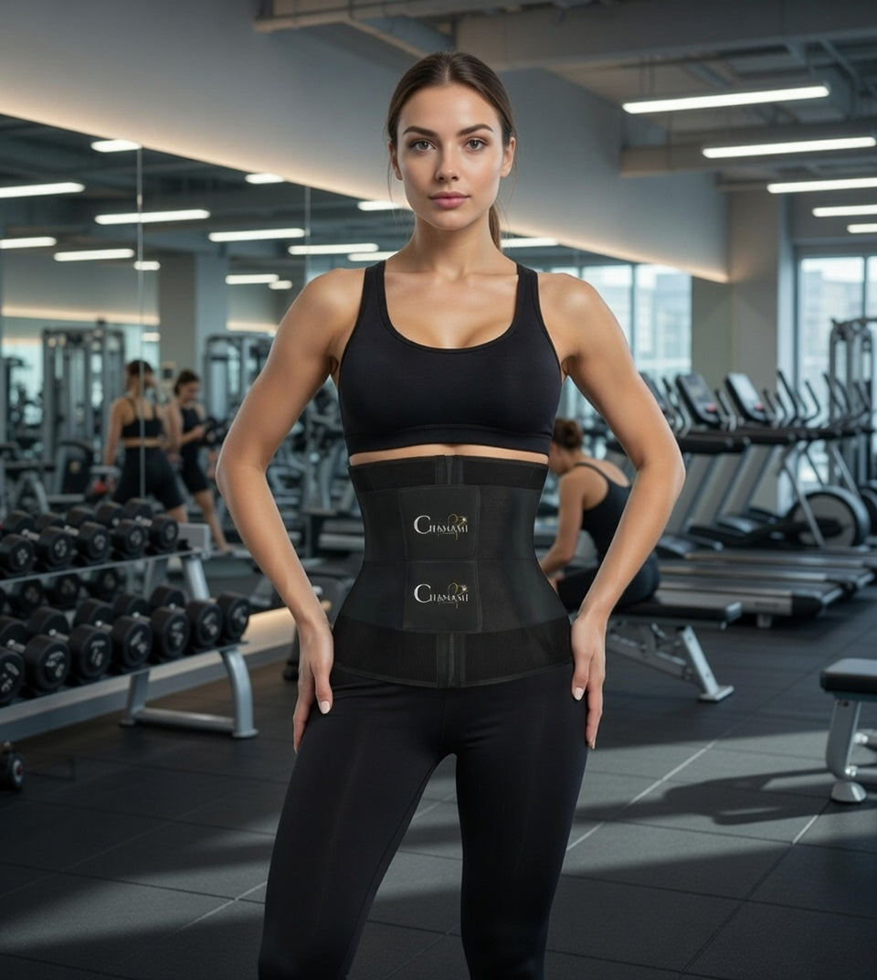 Chanami Dual-Strap Latex Waist Trainer for Postpartum