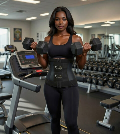 Chanami Dual-Strap Latex Waist Trainer for Postpartum