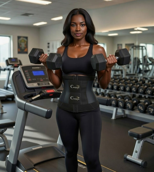 Chanami Dual-Strap Latex Waist Trainer for Postpartum