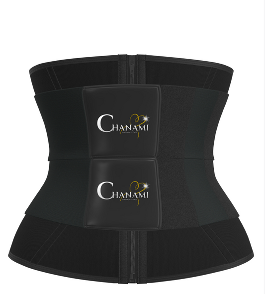 Chanami Dual-Strap Latex Waist Trainer for Postpartum